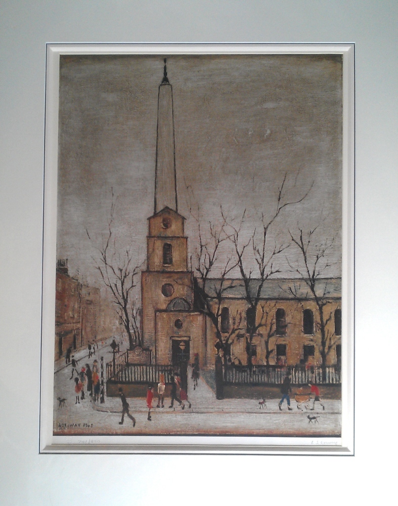 lowry st. lukes church london mounted print