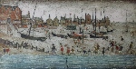 ls lowry the beach, signed, limited edition,print