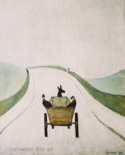 lowry signed prints, the cart print
