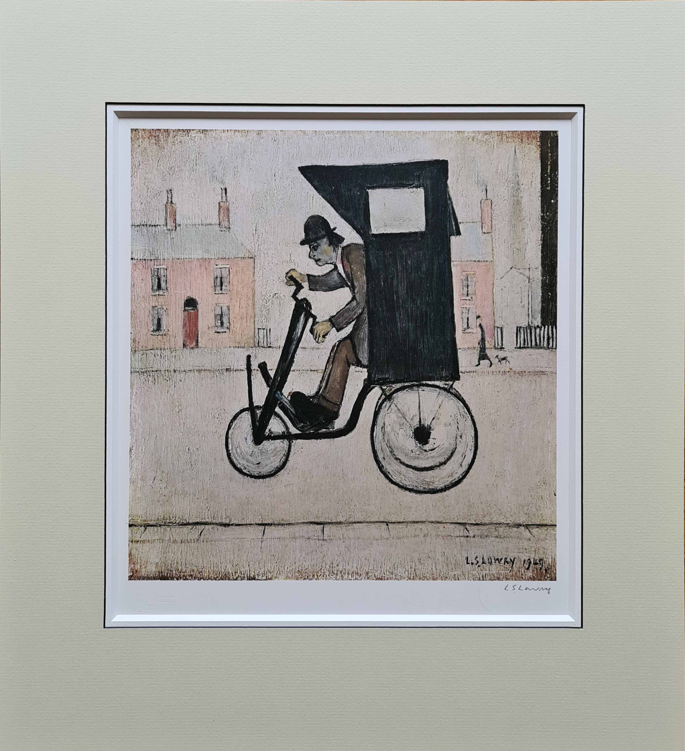 lowry,the contraption, signed print lslowry