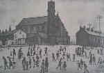 lowry signed prints, st. mary's Beswick